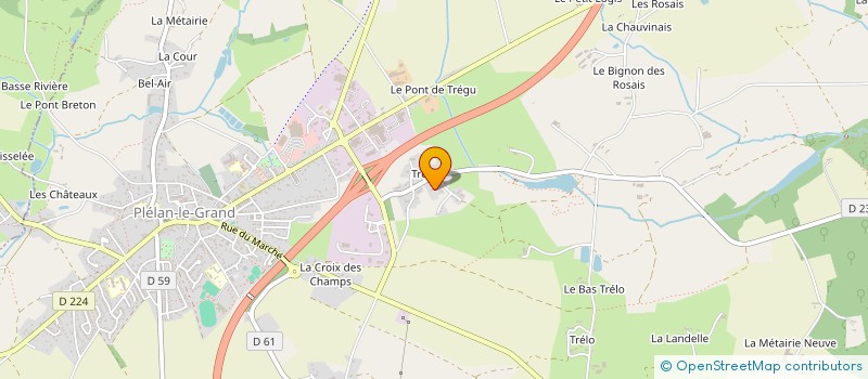 localisation de l'entreprise MONSIEUR YOANN LOSSEL à PLELAN-LE-GRAND