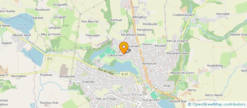 localisation de l'entreprise MONSIEUR YOANN LOSSOUARN  SAINT-RENAN