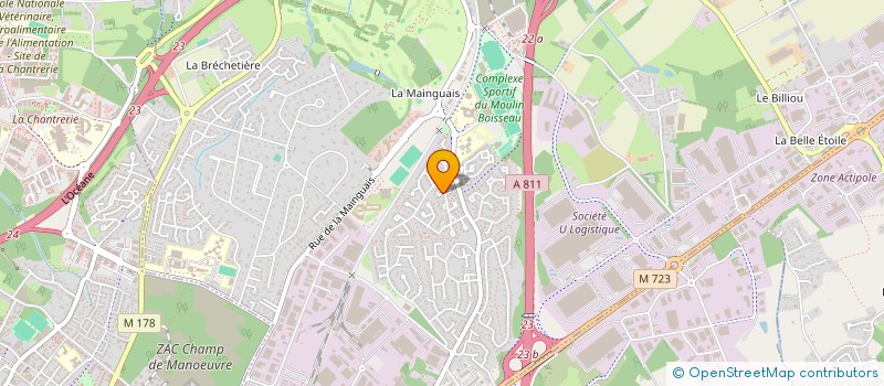 localisation de l'entreprise MONSIEUR YOANN MAGNEN à CARQUEFOU