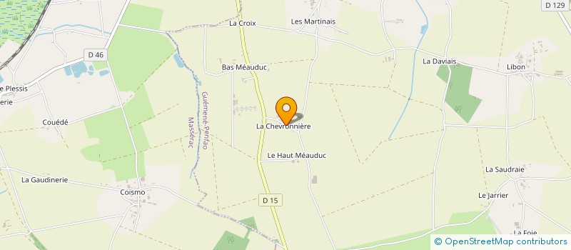 localisation de l'entreprise MONSIEUR YOANN MAILLARD  GUEMENE-PENFAO