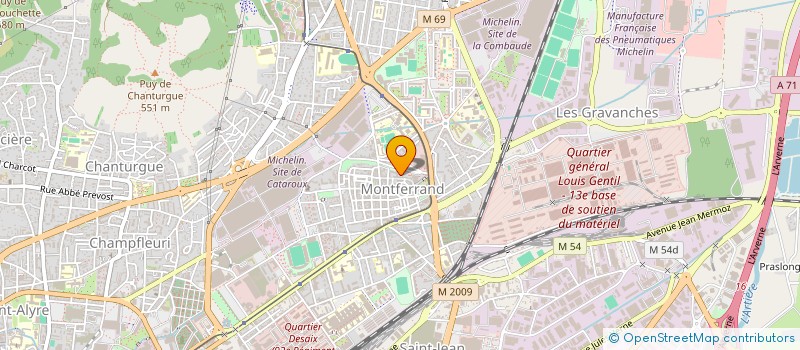 localisation de l'entreprise MONSIEUR YOANN MALARD  CLERMONT-FERRAND