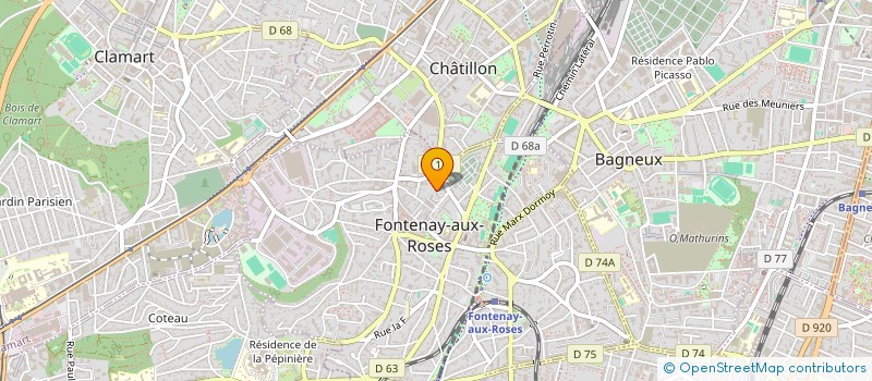 localisation de l'entreprise MONSIEUR YOANN MANCHEVELLE à FONTENAY-AUX-ROSES