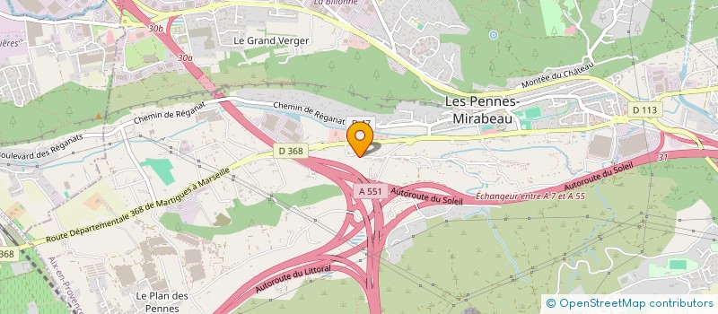 localisation de l'entreprise MONSIEUR YOANN MANCHON à LES PENNES-MIRABEAU