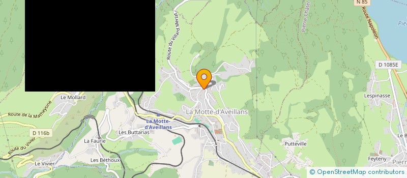 localisation de l'entreprise MONSIEUR YOANN MANGANI  LA MOTTE-D'AVEILLANS