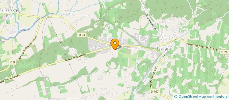 localisation de l'entreprise MONSIEUR YOANN MANGINI  TAULIGNAN