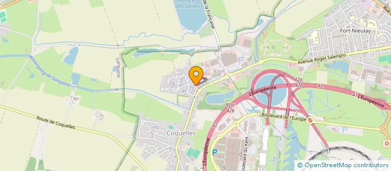 localisation de l'entreprise MONSIEUR YOANN MANSIAUX  COQUELLES