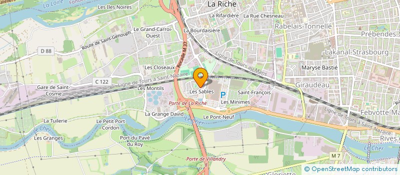 localisation de l'entreprise MONSIEUR YOANN MARCE  LA RICHE