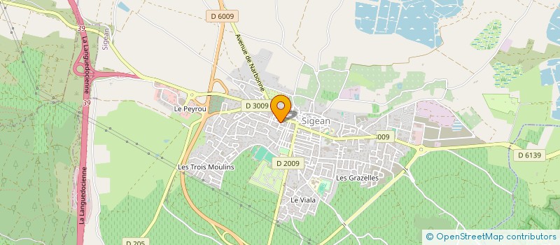 localisation de l'entreprise MONSIEUR YOANN MARCHE  SIGEAN