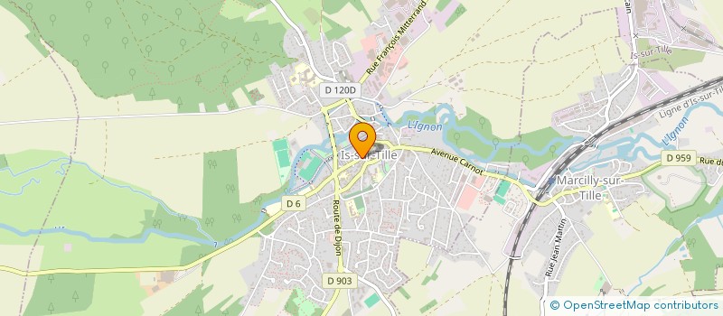 localisation de l'entreprise MONSIEUR YOANN MARLOT  IS-SUR-TILLE