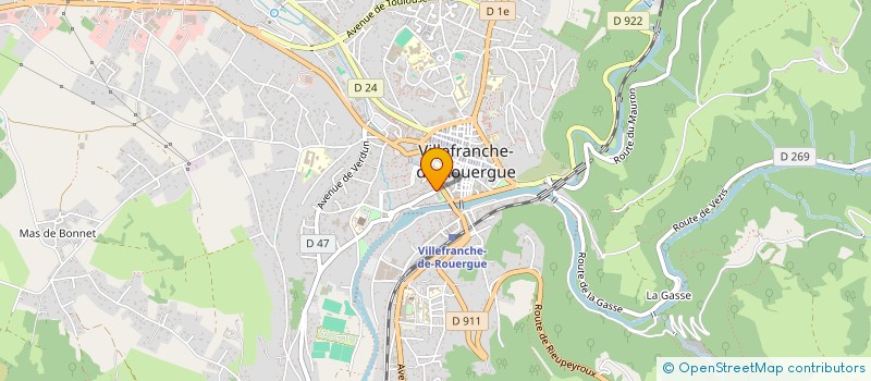 localisation de l'entreprise MONSIEUR YOANN MARRA à VILLEFRANCHE-DE-ROUERGUE