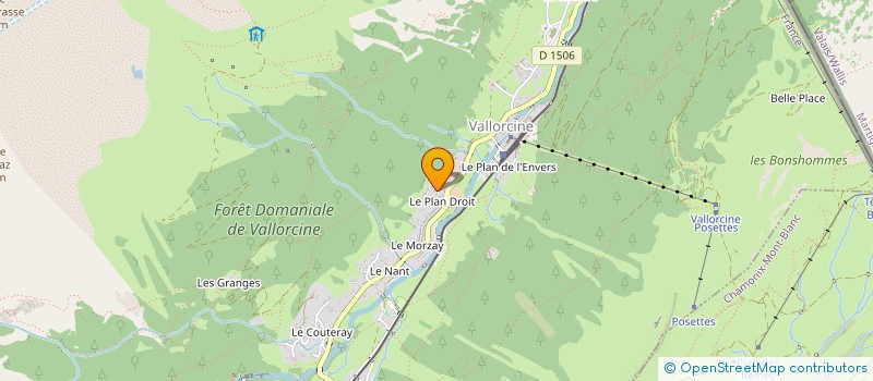 localisation de l'entreprise MONSIEUR YOANN MARREC  VALLORCINE