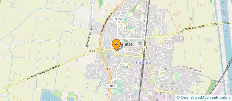 localisation de l'entreprise MONSIEUR YOANN MARTIN à PIERRELATTE