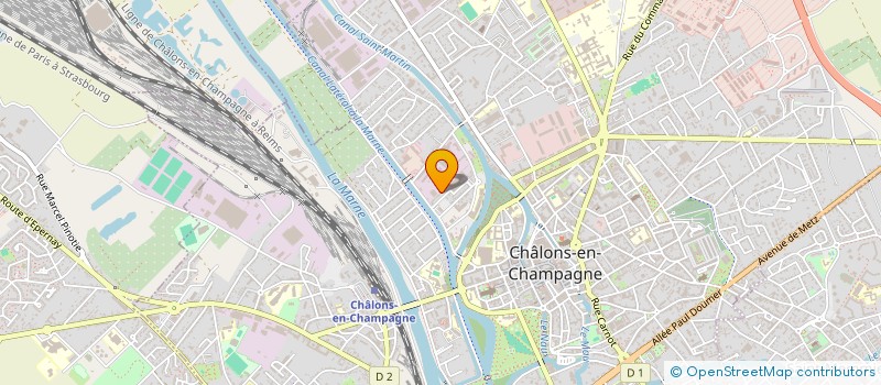 localisation de l'entreprise MONSIEUR YOANN MARTIN  CHALONS-EN-CHAMPAGNE