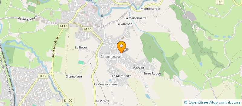 localisation de l'entreprise MONSIEUR YOANN MARTIN  CHAMBUF