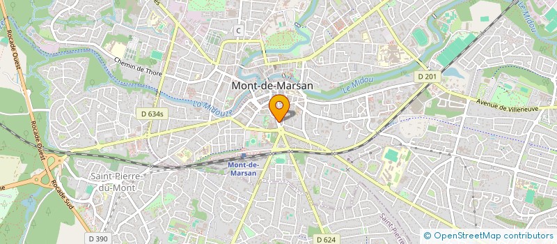 localisation de l'entreprise MONSIEUR YOANN MEMOIRE  MONT-DE-MARSAN