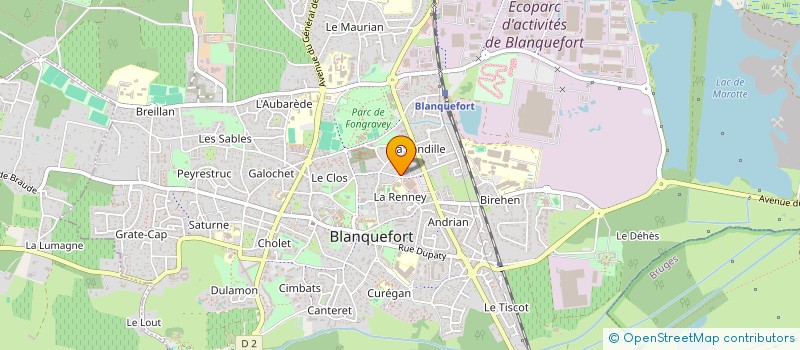 localisation de l'entreprise MONSIEUR YOANN MENVIELLE  PAREMPUYRE