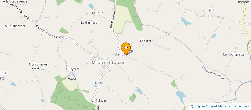 localisation de l'entreprise MONSIEUR YOANN MESSAOUDI  GAVARRET-SUR-AULOUSTE