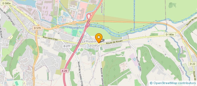 localisation de l'entreprise MONSIEUR YOANN MEUNIER  LA RIVIERE-SAINT-SAUVEUR