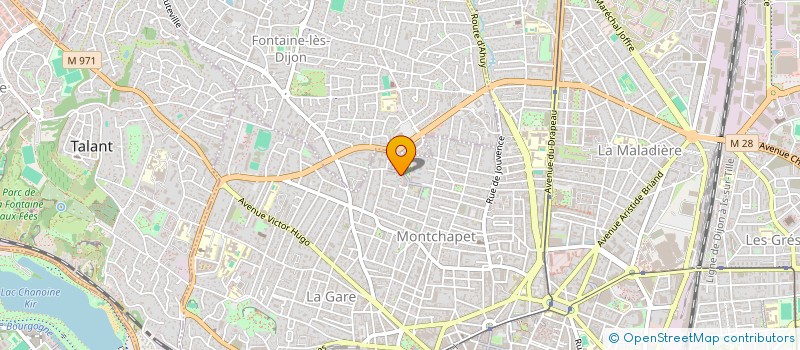 localisation de l'entreprise MONSIEUR YOANN MICHAUD  DIJON