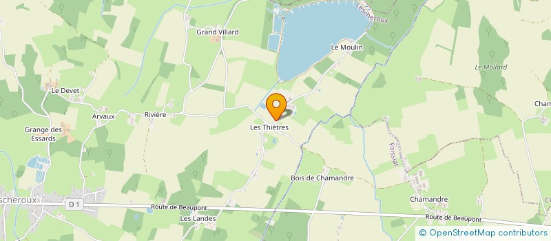 localisation de l'entreprise MONSIEUR YOANN MICHON à LESCHEROUX