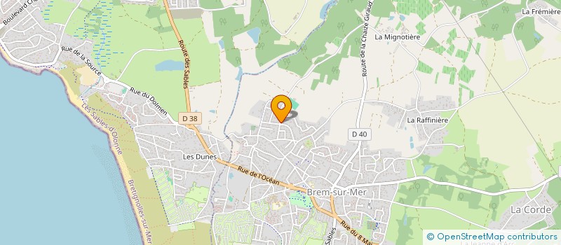 localisation de l'entreprise MONSIEUR YOANN MICHON à BREM-SUR-MER