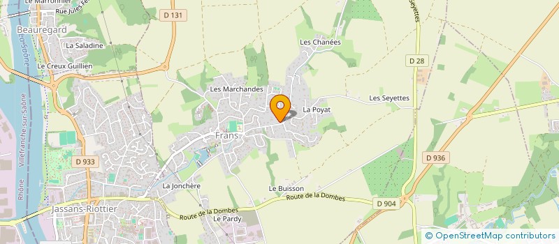 localisation de l'entreprise MONSIEUR YOANN MOIROUX à FRANS