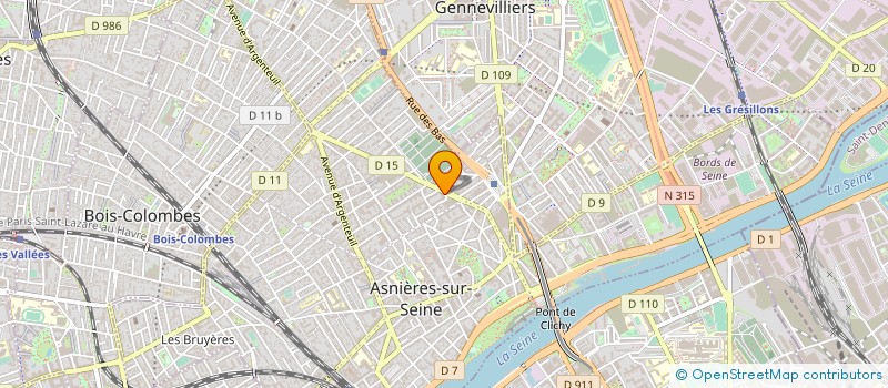 localisation de l'entreprise MONSIEUR YOANN MORIN  ASNIERES-SUR-SEINE