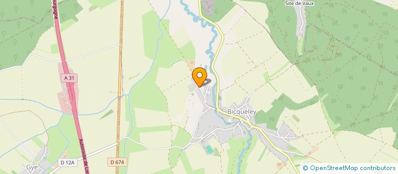 localisation de l'entreprise MONSIEUR YOANN MOUGIN  BICQUELEY