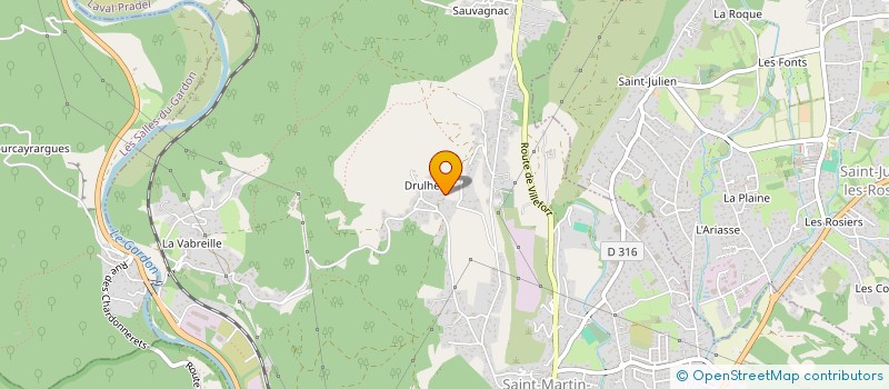 localisation de l'entreprise MONSIEUR YOANN MOURANT  SAINT-MARTIN-DE-VALGALGUES