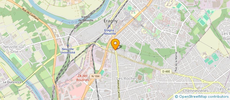 localisation de l'entreprise MONSIEUR YOANN MUNOZ à ERAGNY