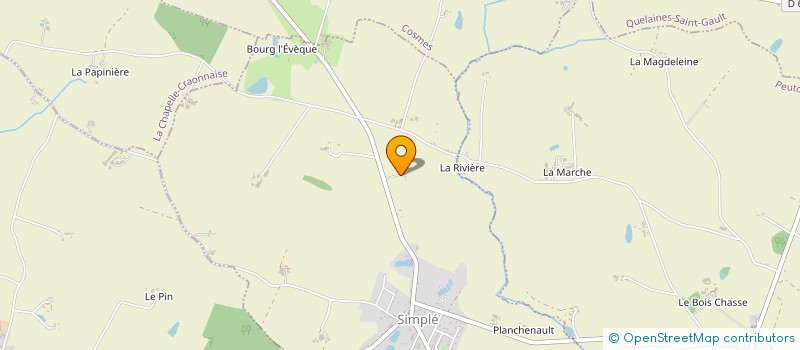 localisation de l'entreprise MONSIEUR YOANN NEVEU  SIMPLE