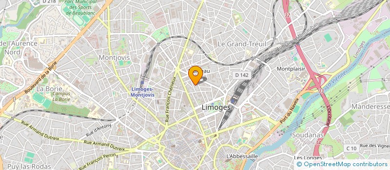 localisation de l'entreprise MONSIEUR YOANN NICOU à LIMOGES