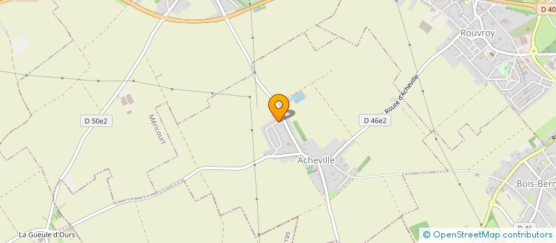 localisation de l'entreprise MONSIEUR YOANN NOURTIER  ACHEVILLE