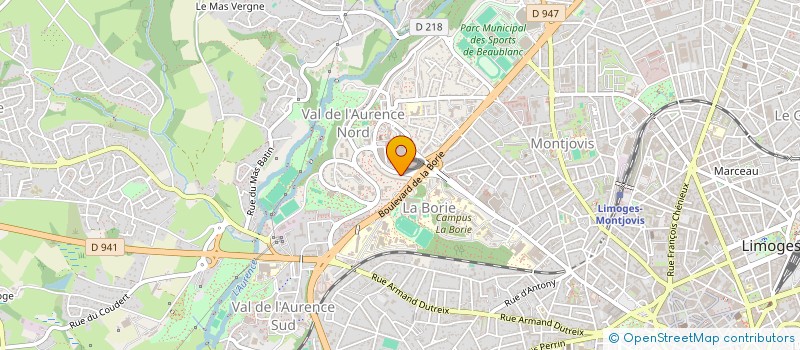 localisation de l'entreprise MONSIEUR YOANN ORANGE à LIMOGES