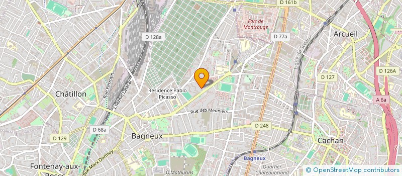 localisation de l'entreprise MONSIEUR YOANN ORBAN  BAGNEUX