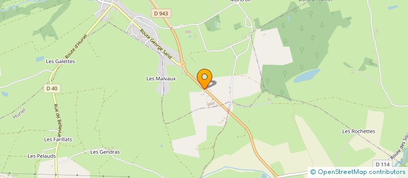 localisation de l'entreprise MONSIEUR YOANN PATIN  TREIGNAT