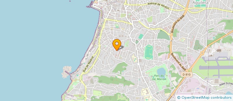 localisation de l'entreprise MONSIEUR YOANN PATRICE LAHOREAU à BIARRITZ