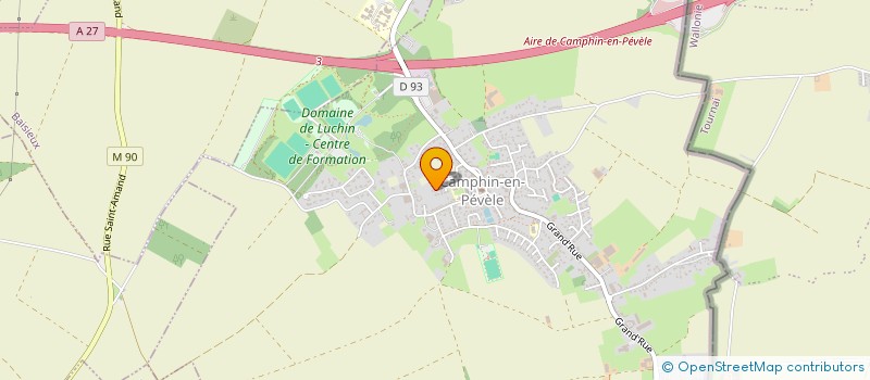localisation de l'entreprise MONSIEUR YOANN PECHOUR à CAMPHIN-EN-PEVELE