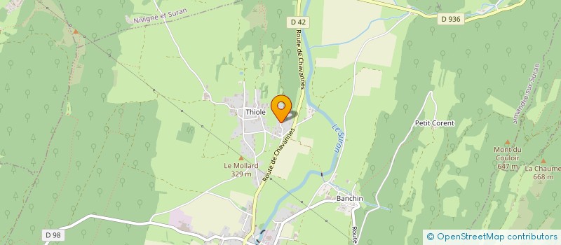 localisation de l'entreprise MONSIEUR YOANN PERDRIX  SIMANDRE-SUR-SURAN