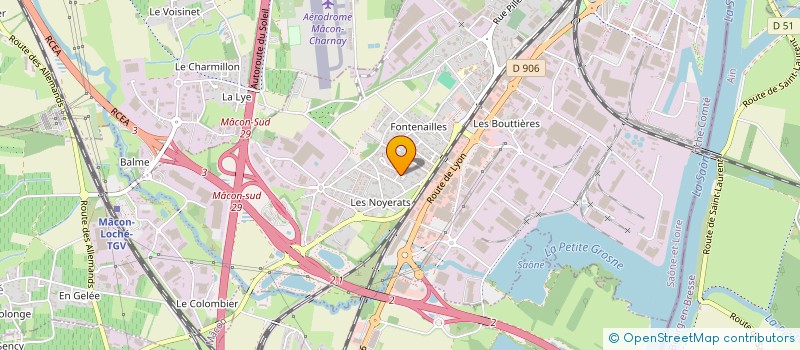 localisation de l'entreprise MONSIEUR YOANN PEREIRA à MACON