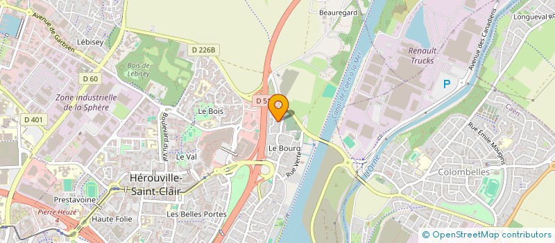 localisation de l'entreprise MONSIEUR YOANN PERES  HEROUVILLE-SAINT-CLAIR