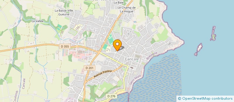 localisation de l'entreprise MONSIEUR YOANN PERRIGAULT  CANCALE