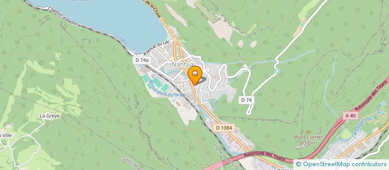 localisation de l'entreprise MONSIEUR YOANN PETITJEAN à NANTUA
