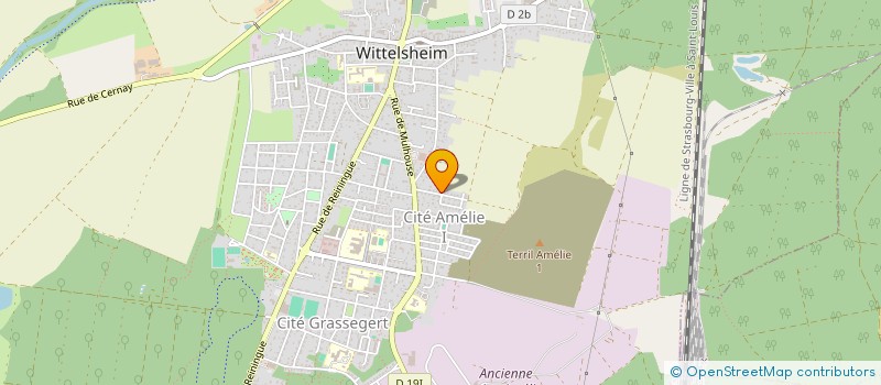 localisation de l'entreprise MONSIEUR YOANN PHILOUZE  WITTELSHEIM