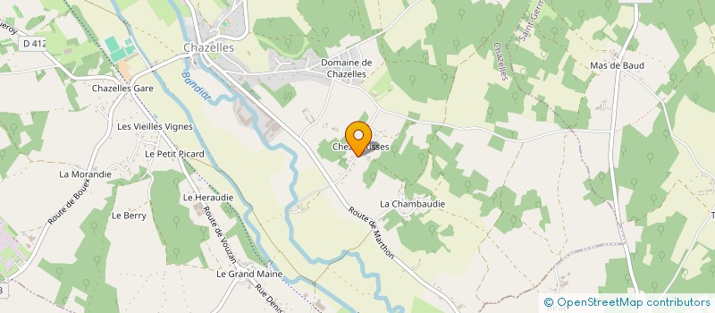 localisation de l'entreprise MONSIEUR YOANN PIQUET à CHAZELLES