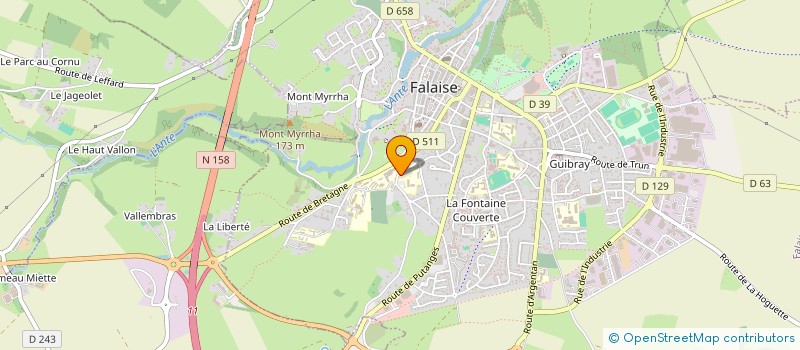 localisation de l'entreprise MONSIEUR YOANN PITON à FALAISE