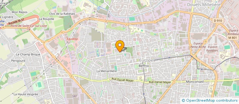 localisation de l'entreprise MONSIEUR YOANN PIVERT  TOURS