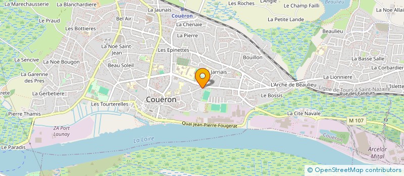 localisation de l'entreprise MONSIEUR YOANN PLOTEAU à COUERON