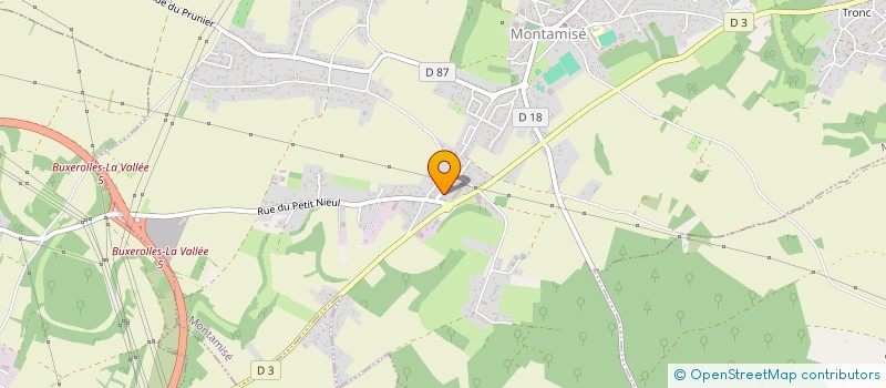 localisation de l'entreprise MONSIEUR YOANN PLUMER  MONTAMISE