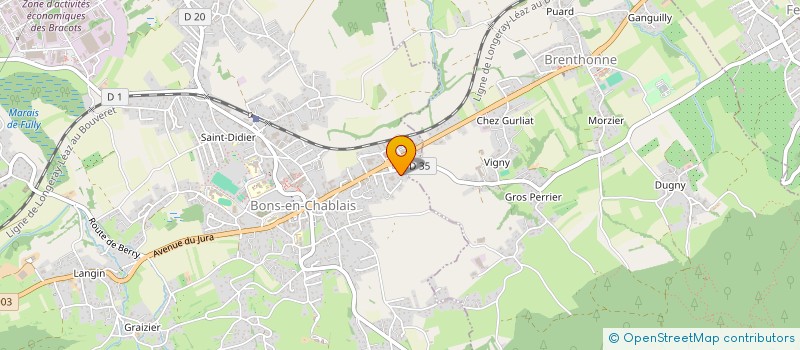 localisation de l'entreprise MONSIEUR YOANN PLUSQUELLEC  FESSY